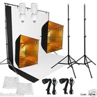 Continuous Photo Video Studio Softbox Lighting W  Backdrop Stand Kit New
