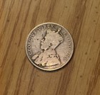 Canada 50 Cent half Dollar Coin  Rare Date-1911  90  Silver 