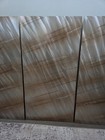 Metal Hanging Wall Art - Aluminum Abstract Silver   Browns