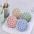 Silicone Head Scrubber Brush Hair Scalp Massager Soft Bristle Shampoo Comb Wash