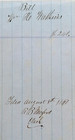 Pioneer Doctor s Bill To Josephine County Oregon Orig 1860 Signed Document