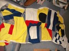 Vintage Nautical Maritime  Cotton Large Line Of 40 Ship Signal Flags  Vintage