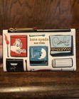 Nwt-kate Spade-morgan-matchbox Embossed    slim Bifold Snap Wallet-leather