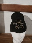 Slash     guns N Roses      owned  Slash Skull Logo Cap   Wool Knit Juliens Auctions