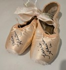 Performance Worn Ballet Slippers Signed By Prima Ballerina  Tricia Albertson