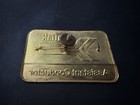 Vintage Amtrak Assistant Conductor Hat Badge Plate Pin Railroad Uniform