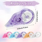 50 Pack White Correction Tape Bulk  39 Feet Cream Correction Tapes Roller