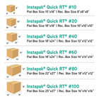 Large Instapak Sample Pack     Includes 2 Of Each Size   60   80  And  100