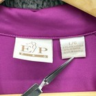 Ep Pro Jacket Womens L Full Zip Long Sleeve Tennis Golf Athletic Sports Pink