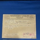 Western Union Telegram Lot Of 2 Dated 1961   1962