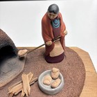 Zuni Signed Art Sculpture Native Zuni Tribe Bread Maker Vernon Desiree Calavaza