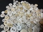 Vintage White China Buttons