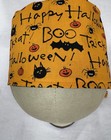 Men women Surgical Scrub Cap Lined Halloween Boo Great Color 100  Cotton