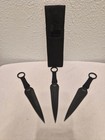 Triple Threat Kunai Ninja Tactical Throwing Knife Set 3 - 9  Throwers W sheath