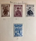 Mongolia  65  66  68  69   70 Mh  Issued In 1932  Scott Catalogue Value  10 40