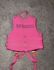 Speedo Model 301 Child Type Iii Pfd Life Jacket Vest Pink Teal Floral