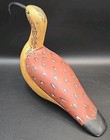 Vintage Folk Art Hand Carved And Painted Wood Shore Bird Decoy  no Stand 