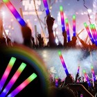 30-600x Led Light Up Foam Sticks Wand Rally Batons Dj Flashing Glow Stick Party