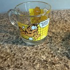 Vintage 1978 Mcdonald s Garfield  this Is The Only Alarm Clock  Glass Coffee Mug