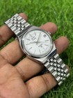 Vintage Hmt Tareeq Mechanical Men s Wrist Watch Transparent Back 17 Jewels White