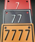 3 Badges Equals 7 Sevens Del Monte Forest Pebble Beach Auto Plate Gate Emblem