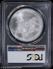 2017- w   1 American Silver Eagle Pcgs Ms 70   First Strike