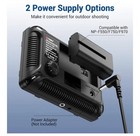 Tolifo  Pt-176s On Camera Video Light  Dimmable Led Light Panel With 2200mah 11w