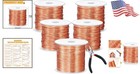 Copper Jewelry Wire In 5 Gauges - Ideal For Diy Necklaces   Bracelets