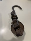 Vintage Butcher Meat Hook Pulley Trolley Rail Iron  great Vintage Look 
