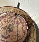 Vintage Wooden Old World Globe Desktop Zodiac Astrology Signs 7   