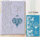 Metal Cutting Dies For Paper Card Making Christmas Snowflake Lantern-12x7 5cm