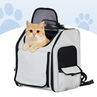 Outdoor 26 Lbs Capacity Pet Backpack Expandable Cat dog Backpack Carrier