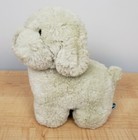 Vintage Dakin Cream Puppy Dog 9  Stuffed Animal With Neck Tag Plush Toy 1985