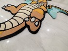 Anime Dragon Rug Handmade Wool Tufted Rug Gaming Room Kids Bedroom Carpet
