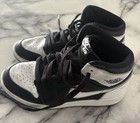 Nike Air Jordan Youth Retro 1 High Og Casual Shoes Black   White Size 4 5y Gs
