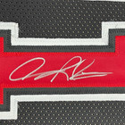 Framed Autographed signed Dennis Rodman 33x42 Chicago Black Jersey Jsa Coa Auto