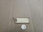 Budget Rental Car Leesburg Florida Vintage Keychain Key Chain Ring Loop Holder