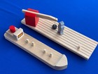Brio Quay-berth And Barge   1985    33379  Wooden Trains Rare 