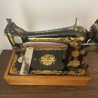 Sublime Singer 127 Sewing Machine Singer Hand Crank Sew A1  Video Ship Fast Ups