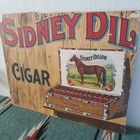 Antique Sidney Dillon Cigar Cardboard Sign Trotter Horse Jb Moose Co Cincinnati 