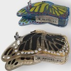 Lot Of 2- New Vintage Novelty Plastic Butterfly Refillable Butane Lighters Nos