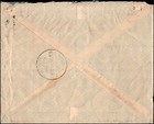 Egypt 1926 Cover Cairo To Syra Navigation Congress 5m Strip Of 3