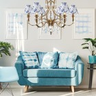 6 Pcs Chandelier Shades Small Chinoiserie Lamp Shade French Toile Countryside