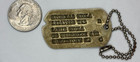 Wwii Us Army Next Of Kin Dog Tag T43 Nicholas Meola   Louis Meola Morristown Nj