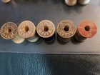 Lot Of 5 Vtg Belding Corticelli  A H Rice Thread Wooden Spools  2 Empty
