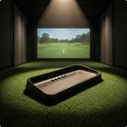 Rectangular Golf Ball Tray Reinforced Edges Golf Ball Practice Tray Stable