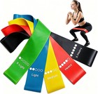 Resistance Bands Set Of 5 Loop Exercise Bands For Legs Yoga Fitness Workout Gym 