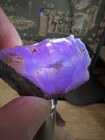 Rare Quality Holley Blue Agate  3-color Changing facet Rough  18 98g 1970s Stock