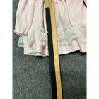 Something Pretty Dress Baby Girls Size 6-9m Pink Lace Floral Embroidered Vintage