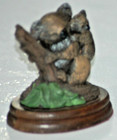 Bronze Menagerie Koala And Cub Figurine  Valerie Skidmore Artist